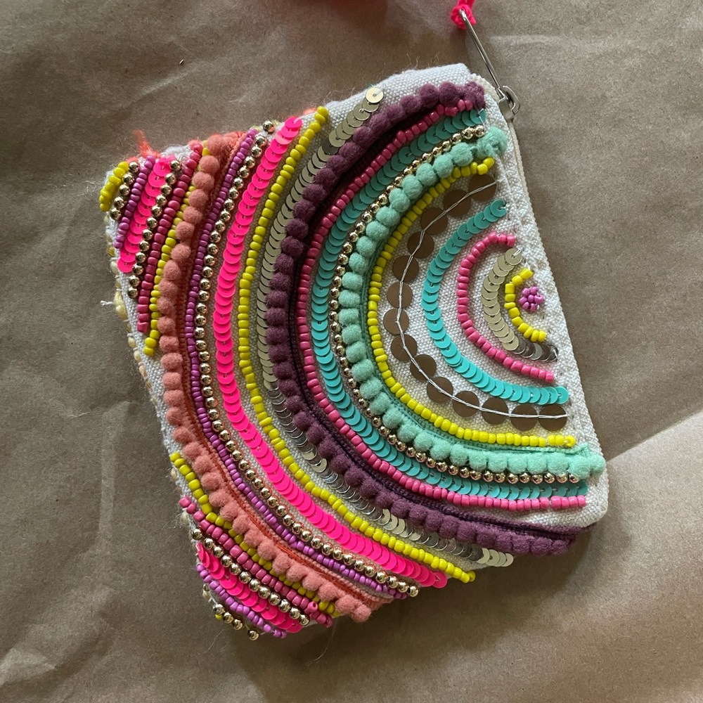 American & Beyond Rainbow Coin Bag